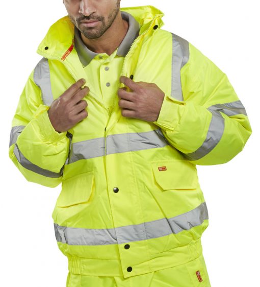 hi vis bomber jacket