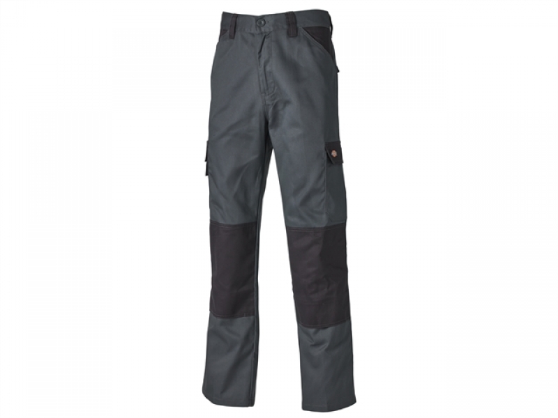 Dickies ED24/7R Everyday Pantalon à Jambe régulière Noir/Jaune UK 30R