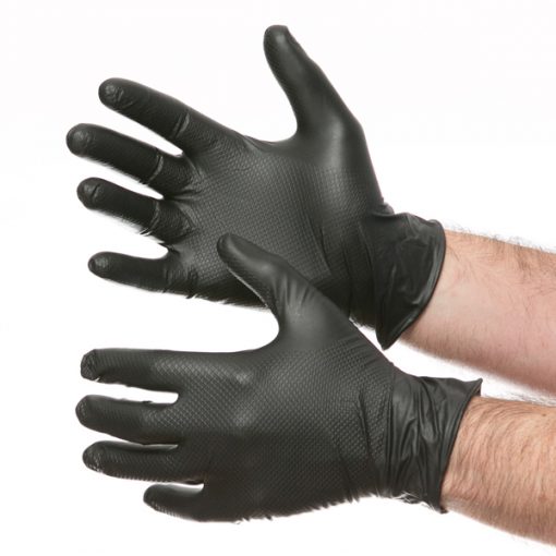 gripster gloves fish scale black