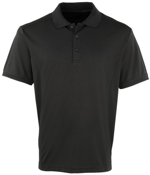 pr615 polo shirt black