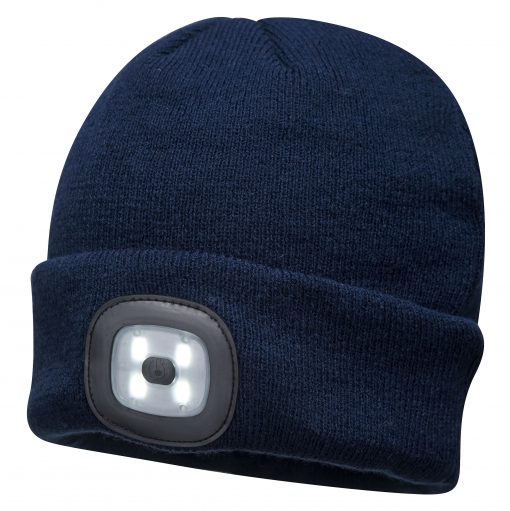 LED beanie navy b029