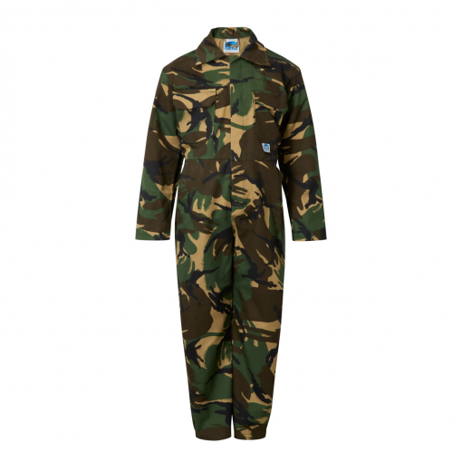 blue castle tearaway junior boilersuit camo