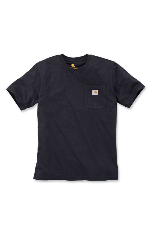 carhartt k87 pocket t shirt black