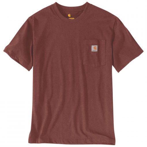 carhartt k87 pocket t shirt iron ore