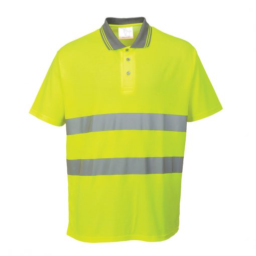 hi vis polo polycotton s171 yellow