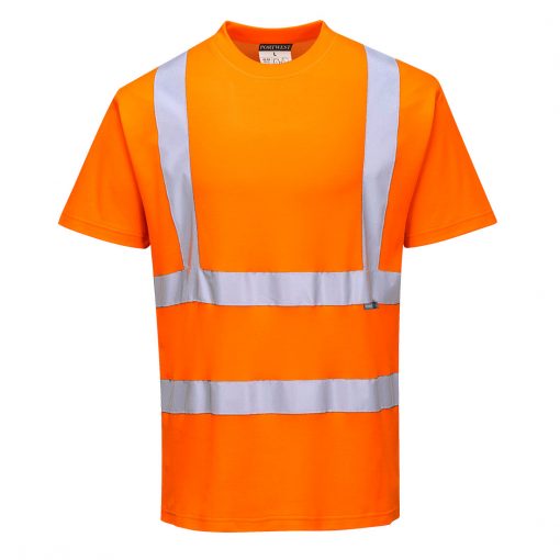 hi vis polycotton t shirt s170 orange