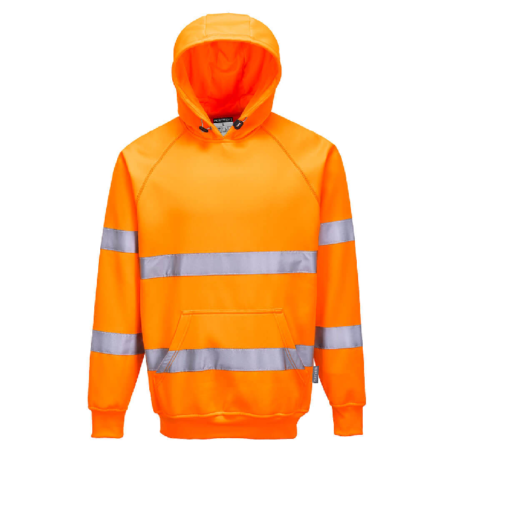 portwest hi vis hoodie b304 orange