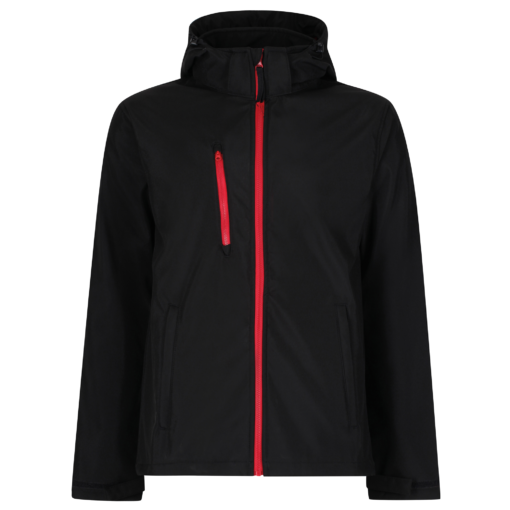 venturer jacket black red tra701