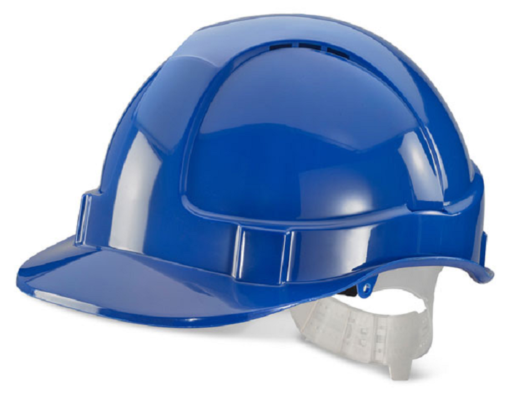 vented helmet blue