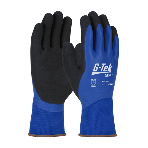 g tek double dipped latex waterproof glove 55 1600