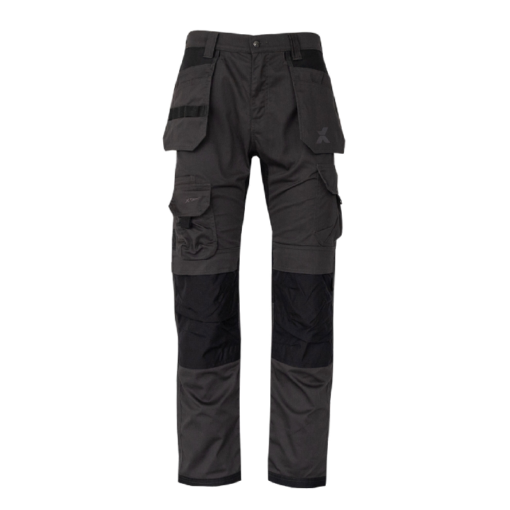 Xpert pro stretch+ work trousers grey black