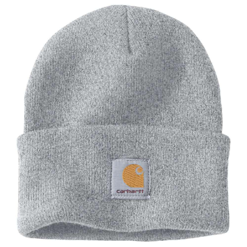 carhartt beanie a18 heather grey hgy