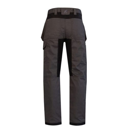 xpert core stretch work trousers grey black back