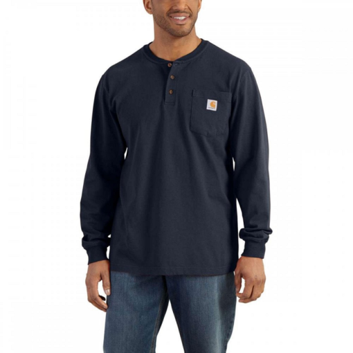 carhartt K128 henley top navy 2