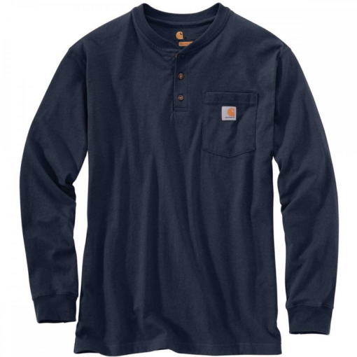 carhartt K128 henley top navy