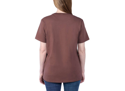 carhartt ladies t shirt 103067 sable B53  back