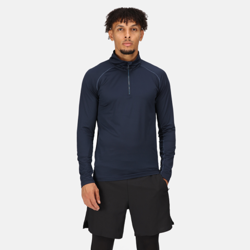 regatta core stretch half zip midlayer navy 2