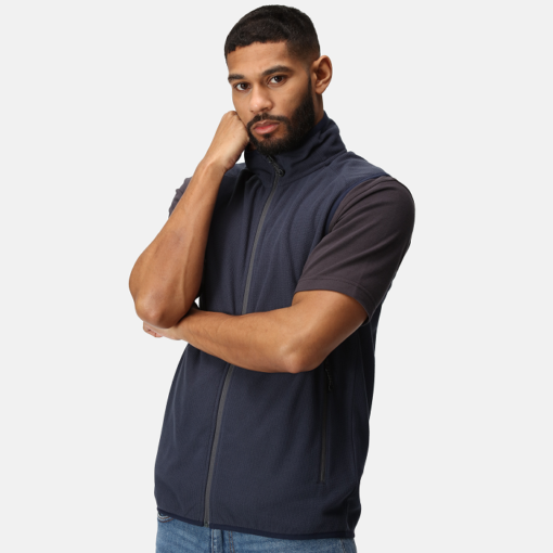 regatta navigate fleece bodywarmer navy grey trf695 2