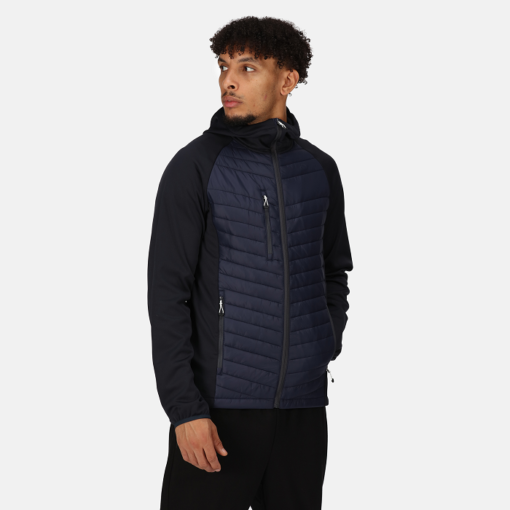 regatta navigate hybrid jacket navy grey tra549