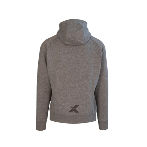 xpert pro pullover hoodie grey back