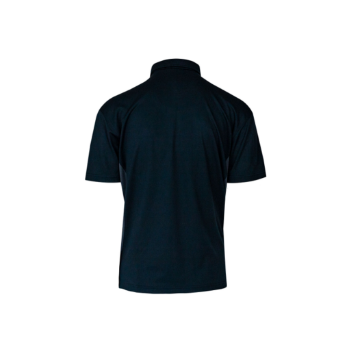 xpert pro stretch polo shirt navy grey back