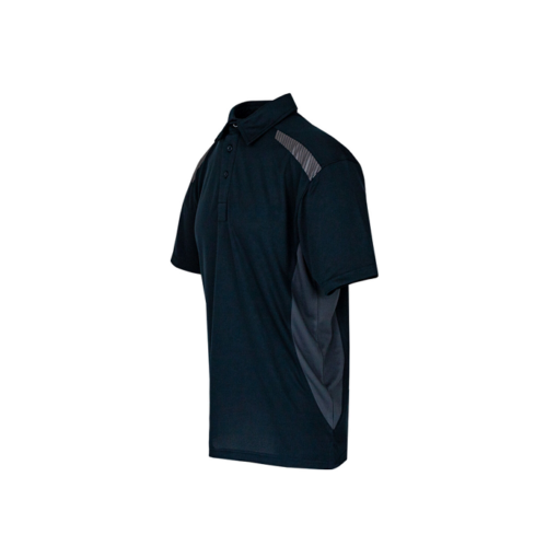 xpert pro stretch polo shirt navy grey side