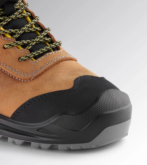 diadora classic mid boot brown front close