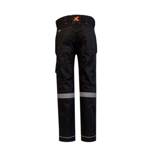 xpert pro junior stretch trousers xpp9000 black back