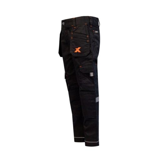 xpert pro junior stretch trousers xpp9000 black side