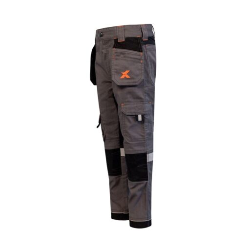 xpert pro junior stretch trousers xpp9010 grey side
