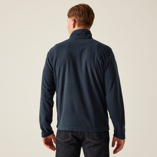 regatta micro zip neck fleece trf549 navy back