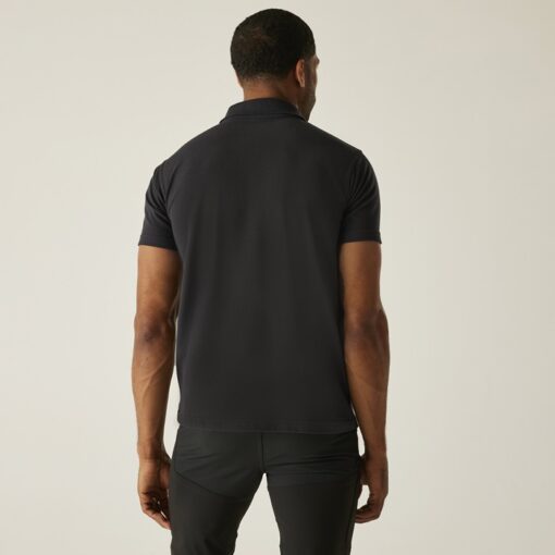 regatta pro 50 50 polo shirt trs101 black back