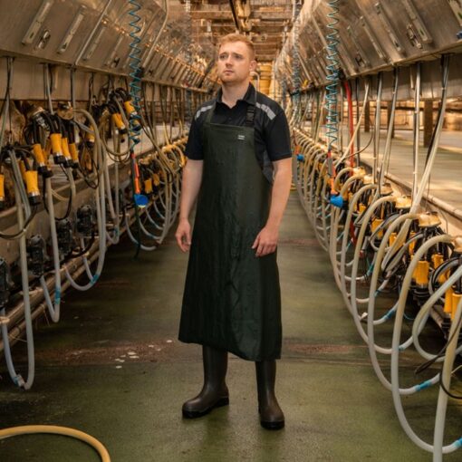 swampmaster dairy apron swp7020 green action